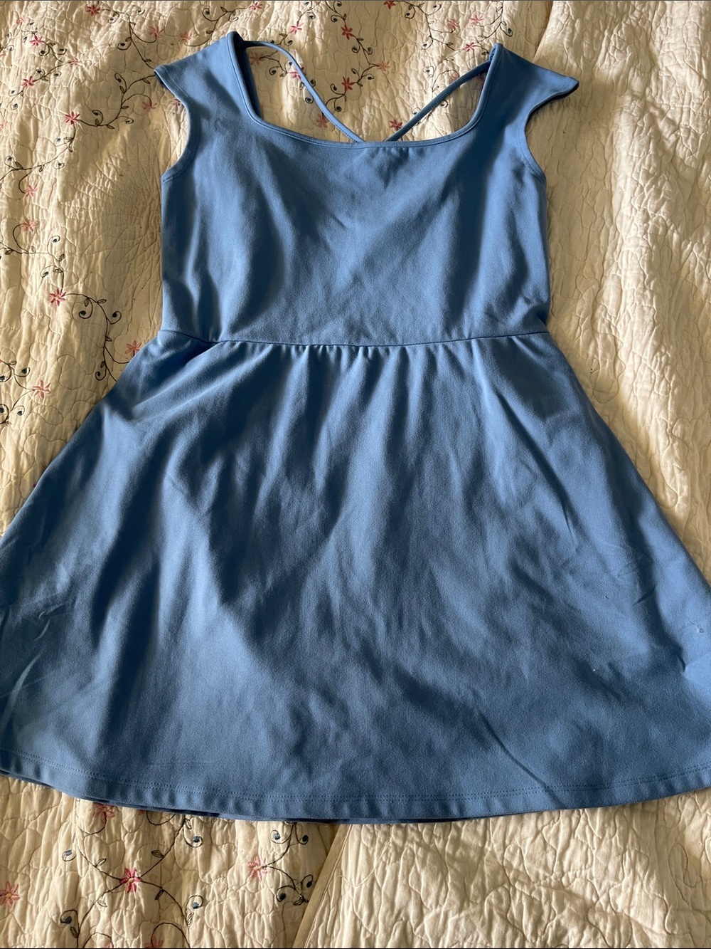 Womens Light Blue tennis Dress - Classic Fit size M